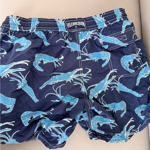 Vilebrequin Navy and Aqua lobster Swim Trunks